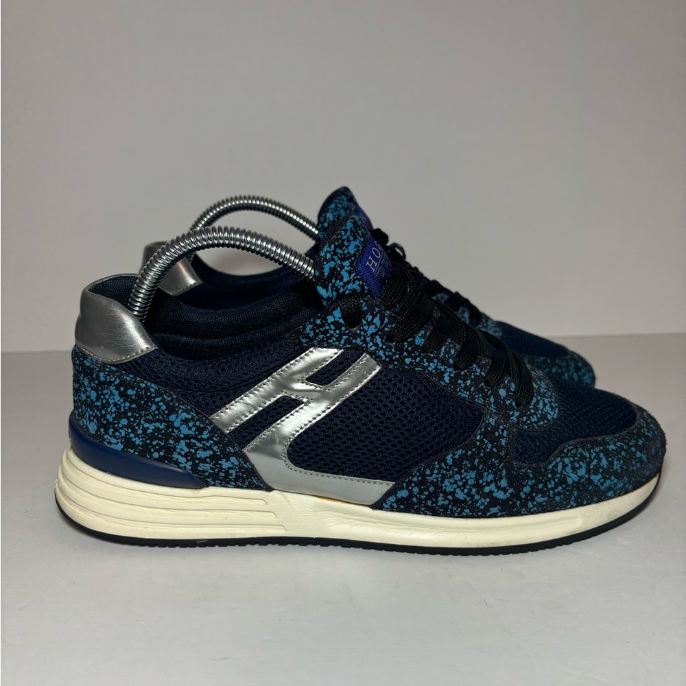 Hogan Rebel blue/white/silver sneakers size 6 Men 8 Women - Picture 3 of 5